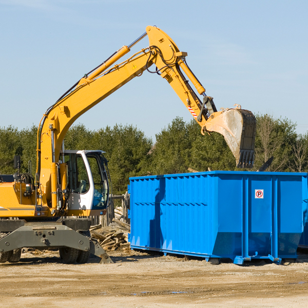 how many times can i have a residential dumpster rental emptied in Taghkanic